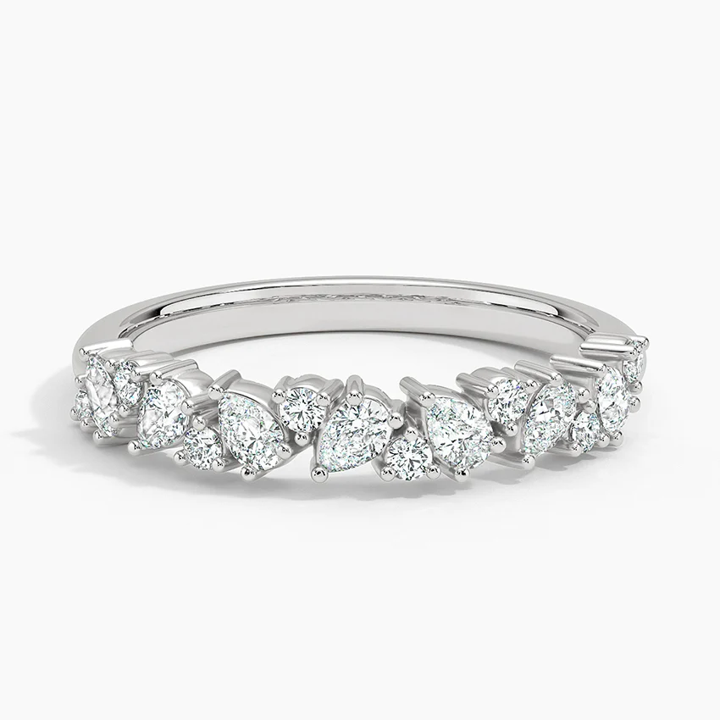 Feminine Radiance Lab Diamond Ring 2/5 ctw