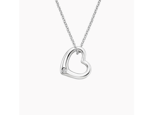 Dazzling Love Diamond Heart Pendant