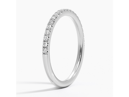 Shimmering Elegance 1/5 ctw French Pavé Diamond Ring