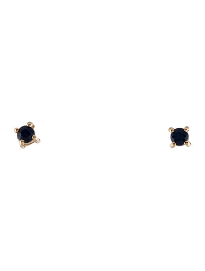 14K Sapphire Stud Earrings