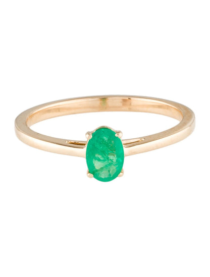 14K Emerald Cocktail Ring