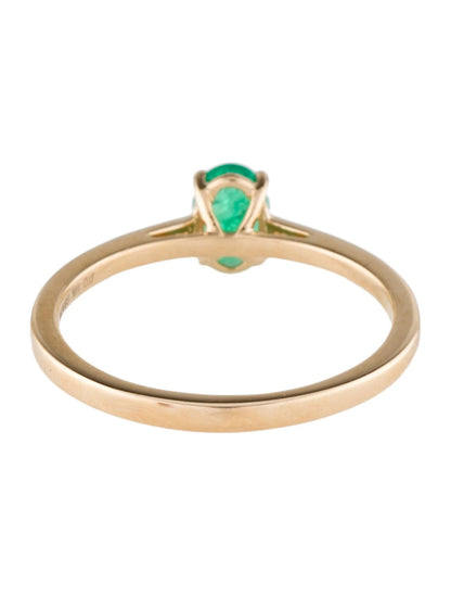 14K Emerald Cocktail Ring