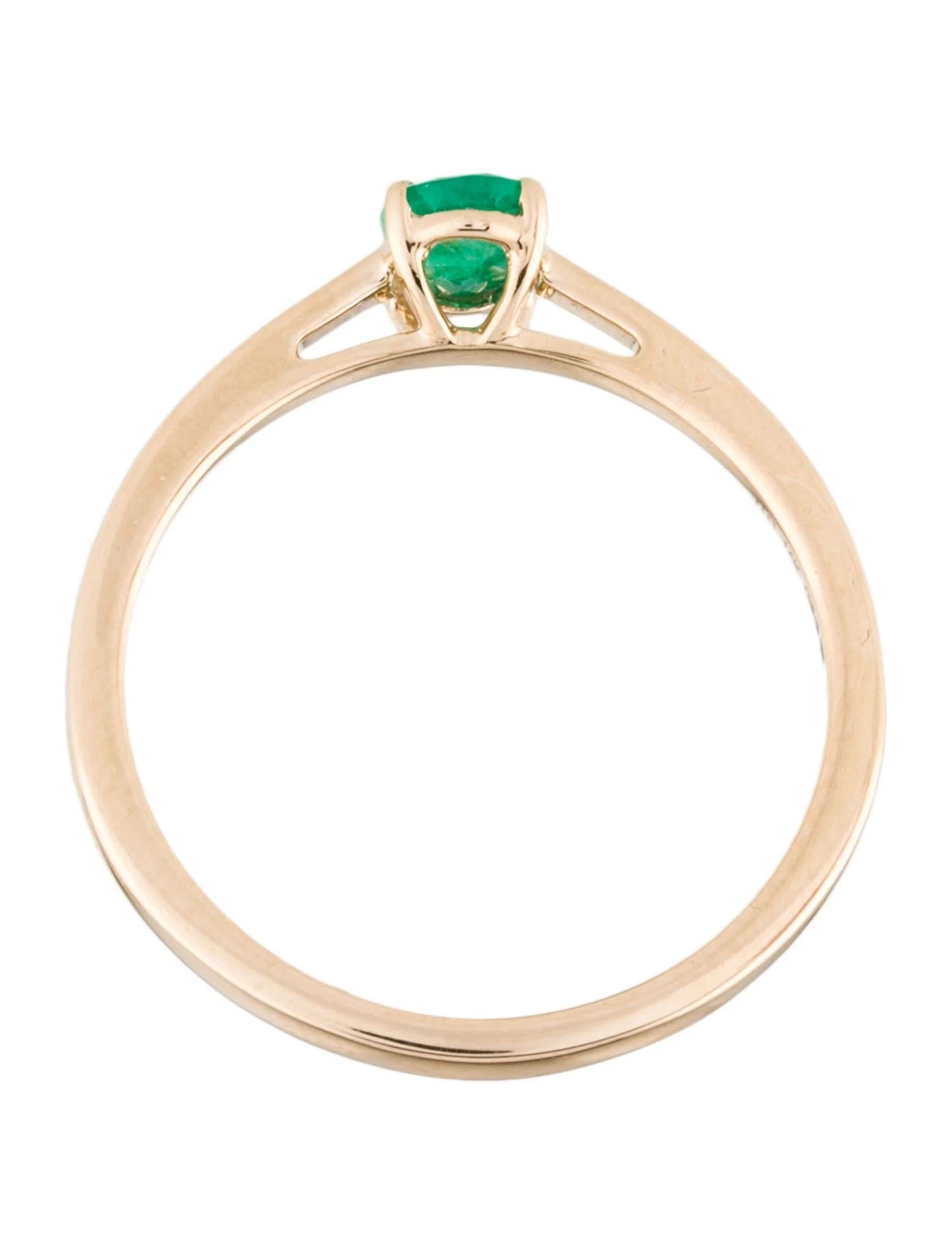 14K Emerald Cocktail Ring