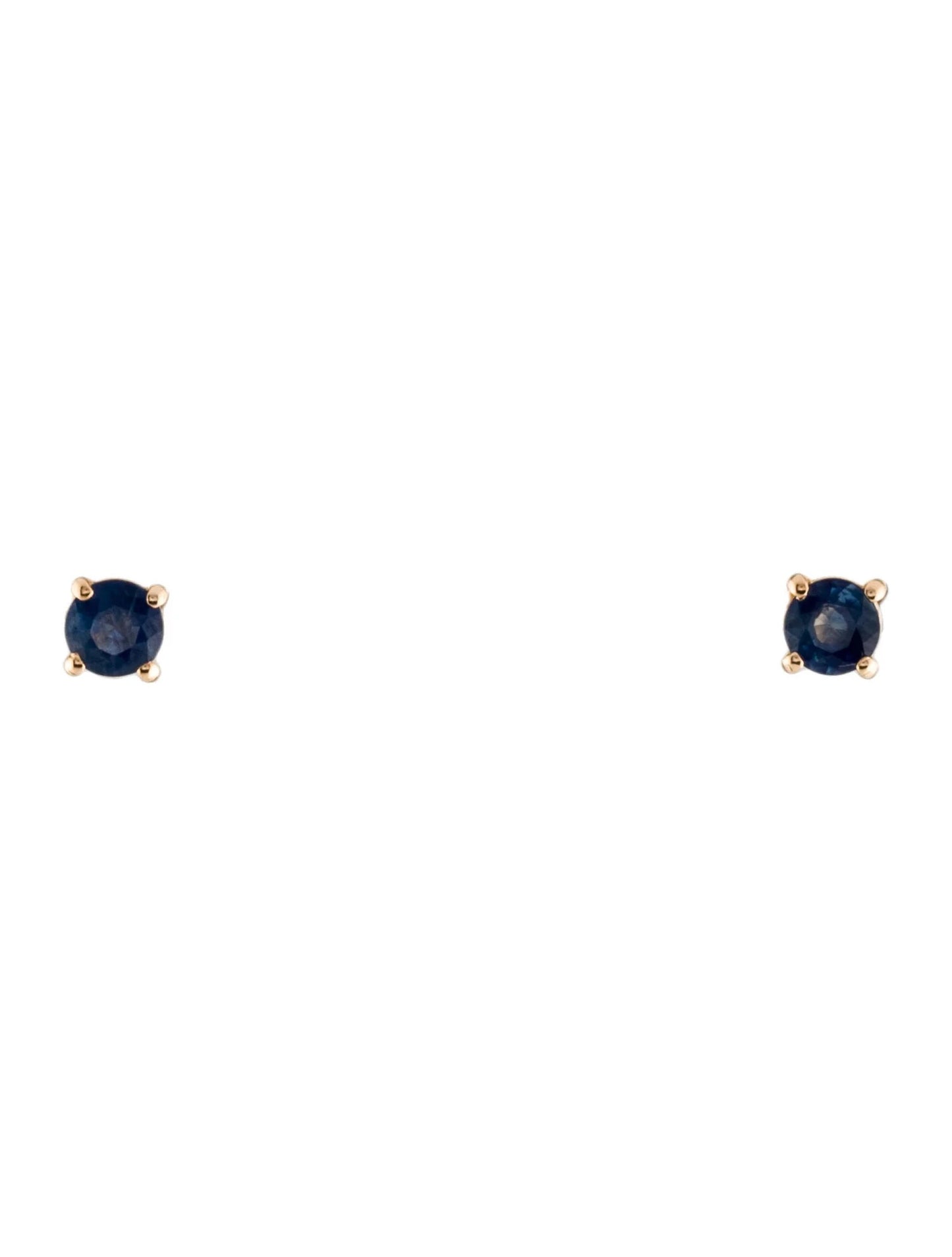 14K Sapphire Stud Earrings