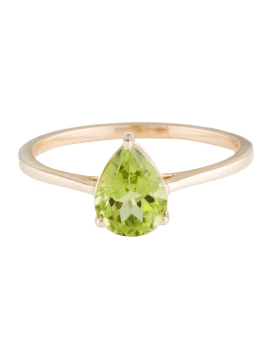 14K Peridot Cocktail Ring