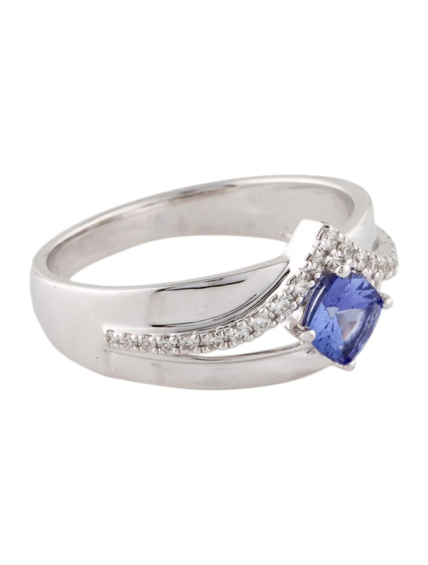 18K Tanzanite & Diamond Cocktail Ring