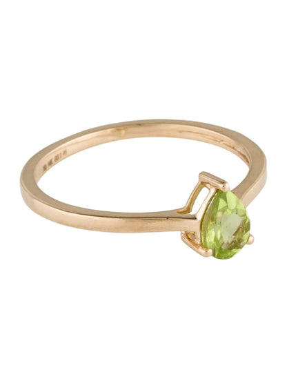 14K Peridot Cocktail Ring