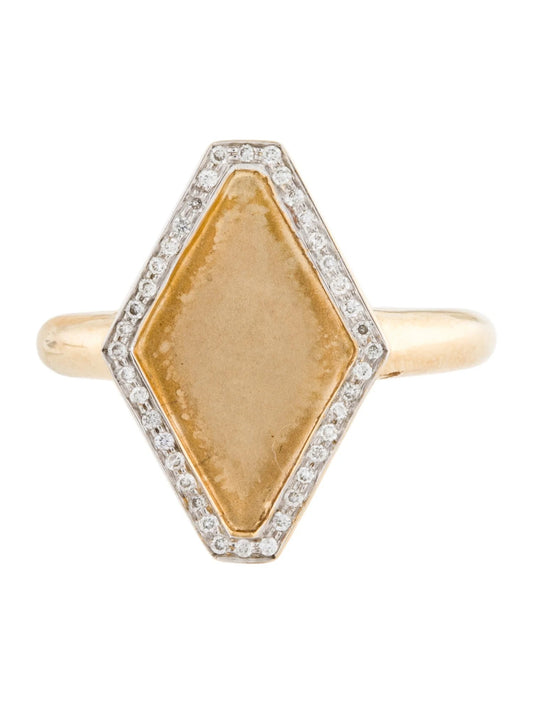 14K Diamond Cocktail Ring