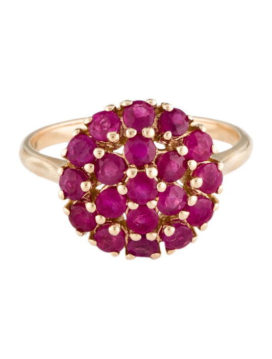 14K Ruby Cocktail Ring