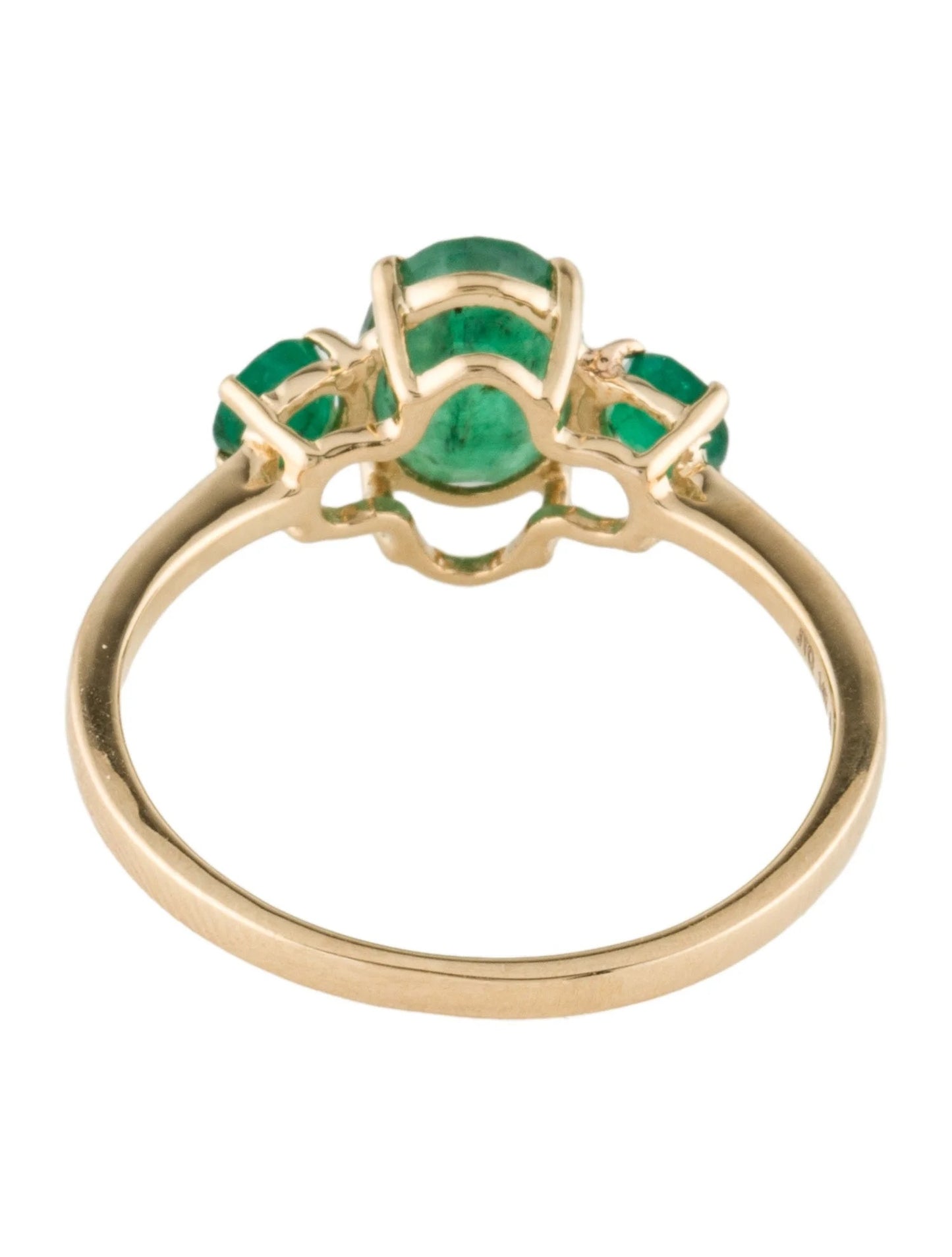 14K Emerald Cocktail Ring