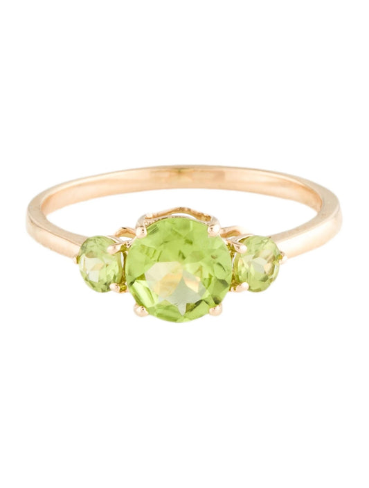 14K Peridot Cocktail Ring