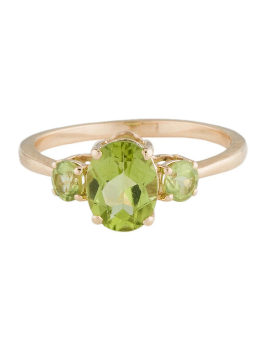 14K Peridot Cocktail Ring