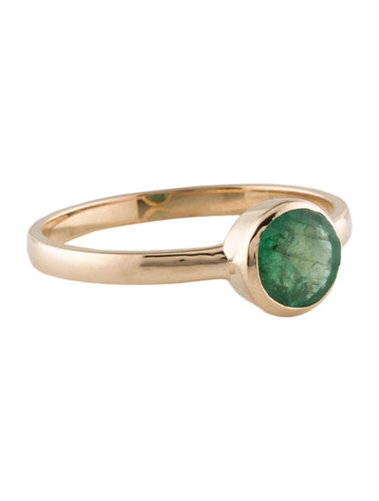 14K Emerald Cocktail Ring