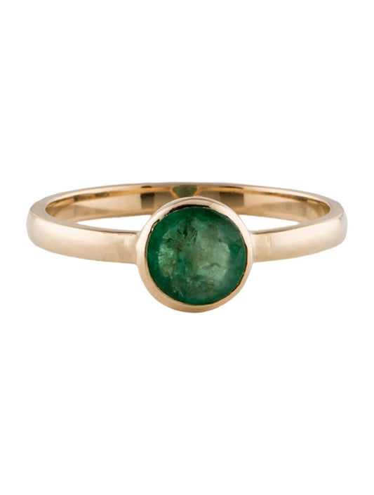 14K Emerald Cocktail Ring