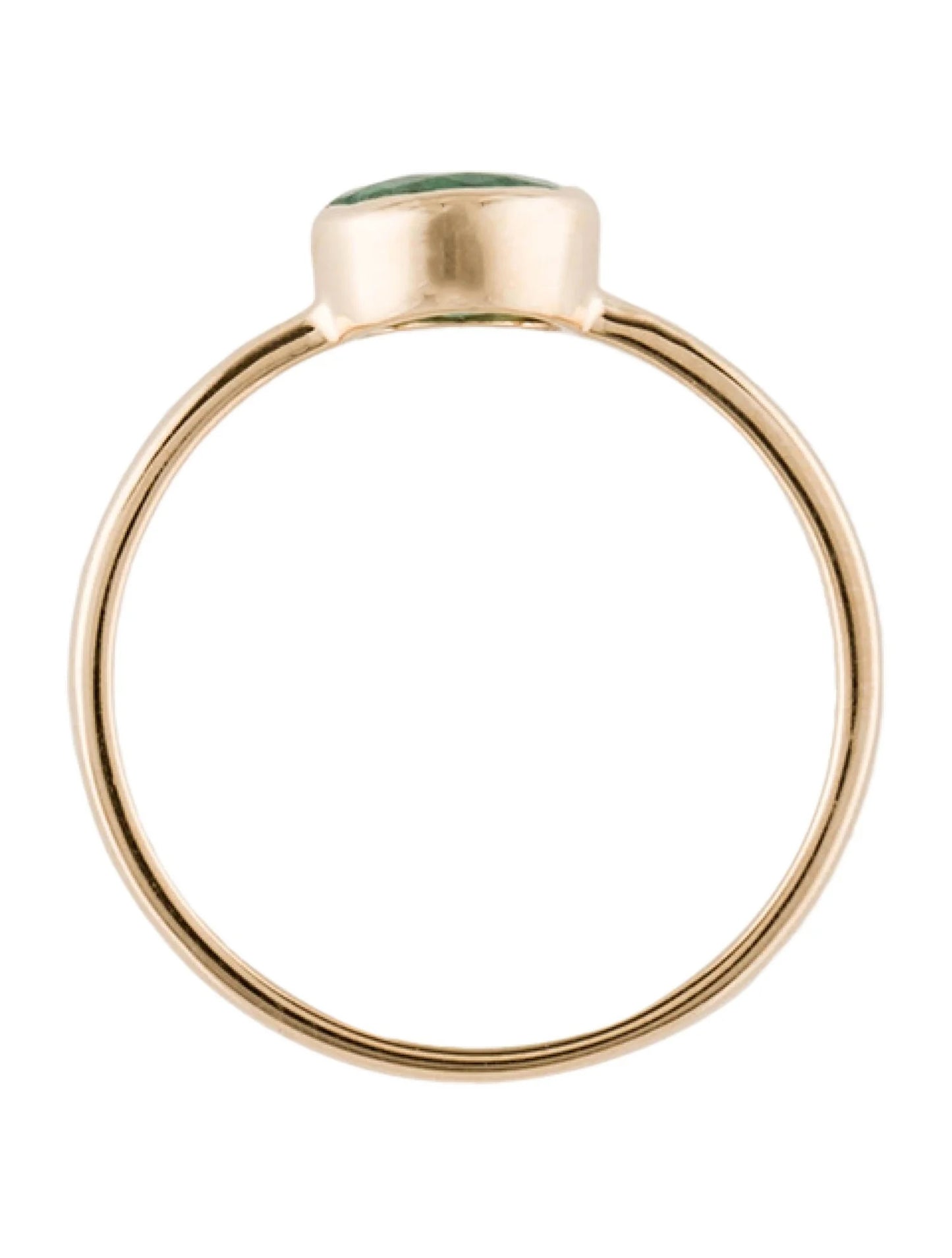 14K Emerald Cocktail Ring