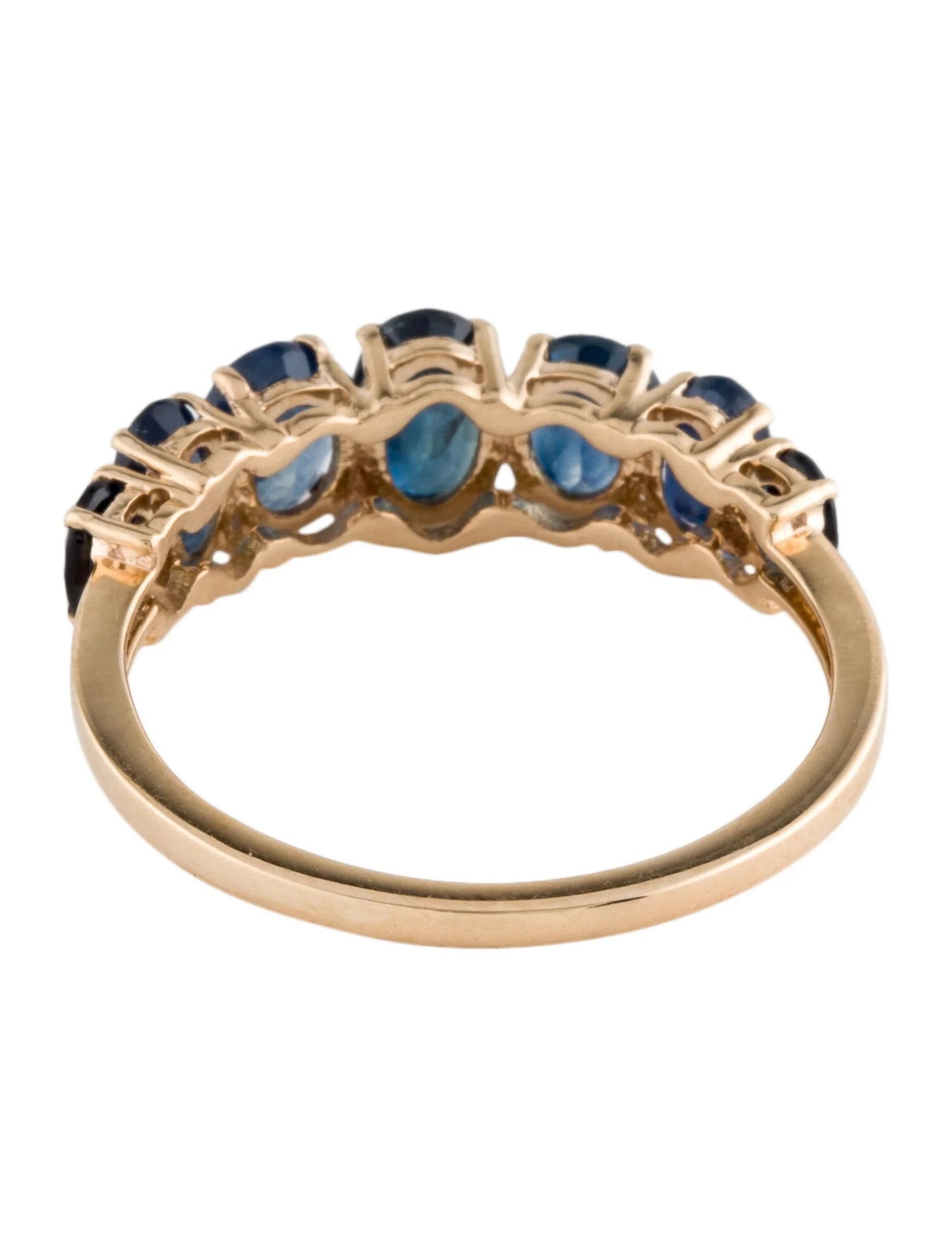 14K Sapphire Band