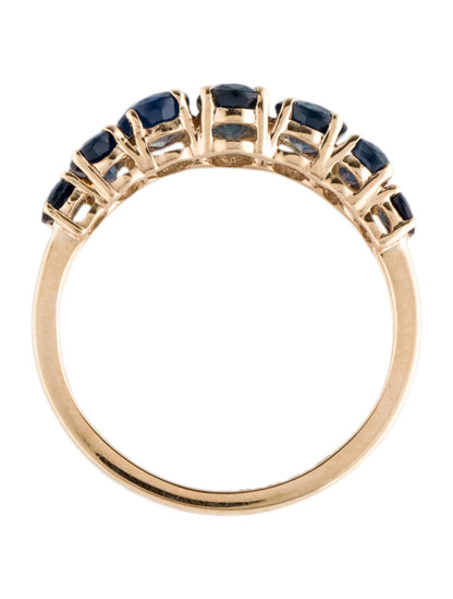 14K Sapphire Band