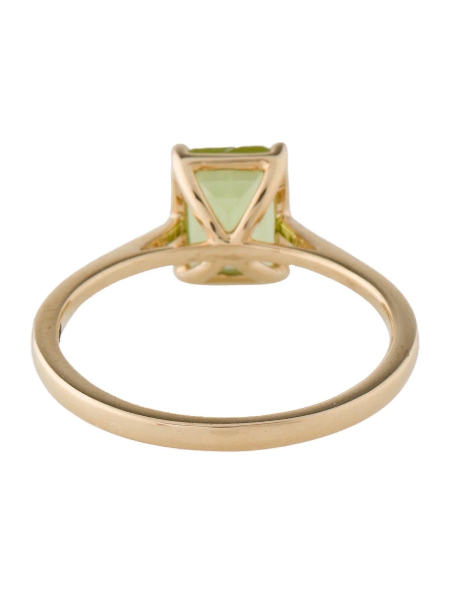 14K 1.21ct Peridot Cocktail Ring