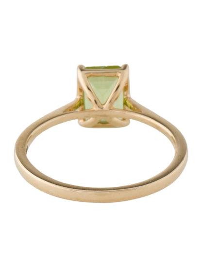 14K 1.21ct Peridot Cocktail Ring