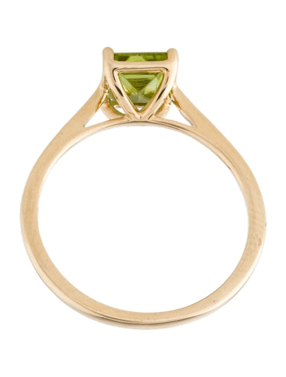 14K 1.21ct Peridot Cocktail Ring