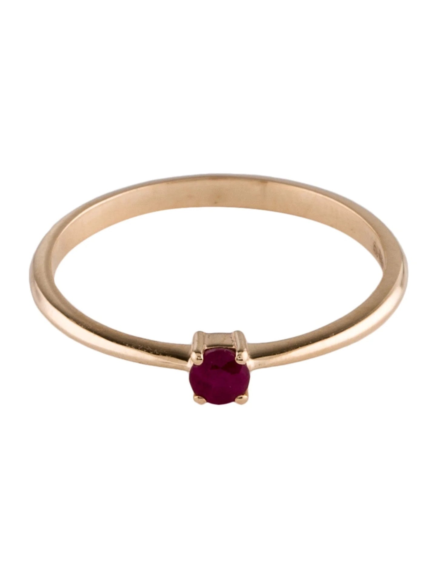 14K Ruby Band