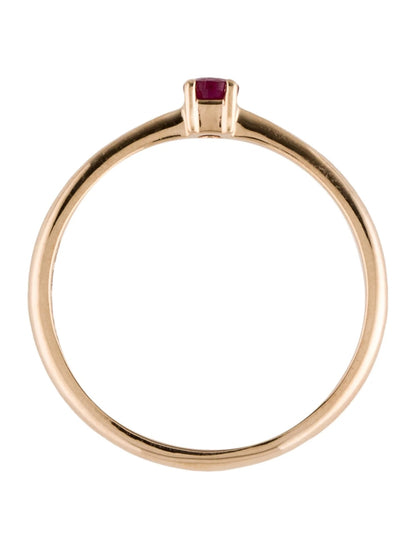 14K Ruby Band