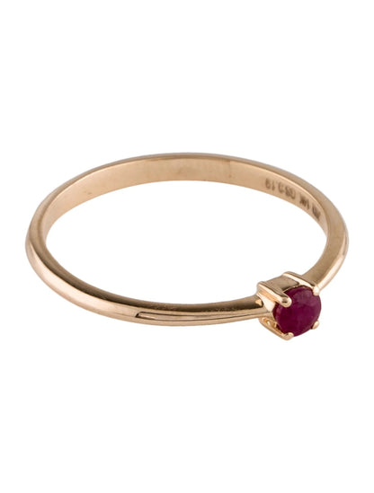 14K Ruby Band