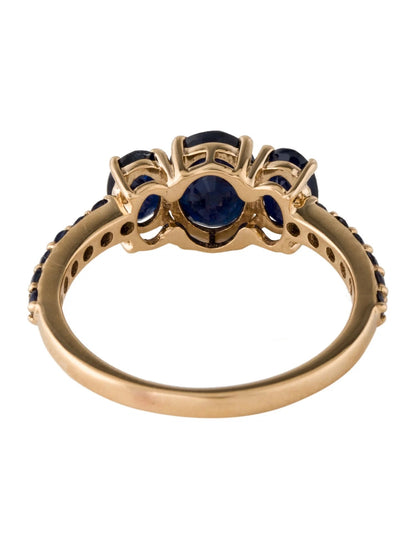 14K 3.05ctw Sapphire Band