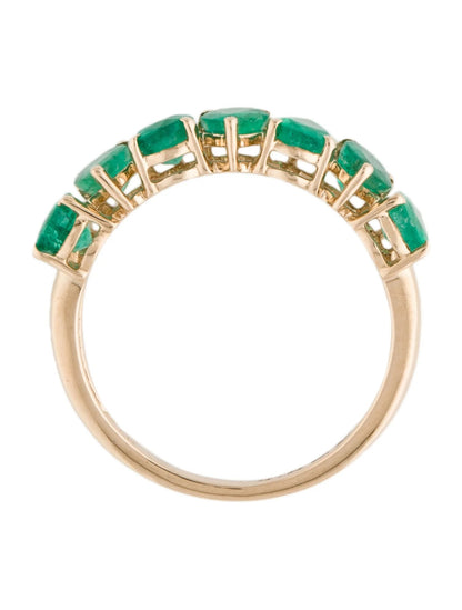 14K 1.68ctw Emerald Band