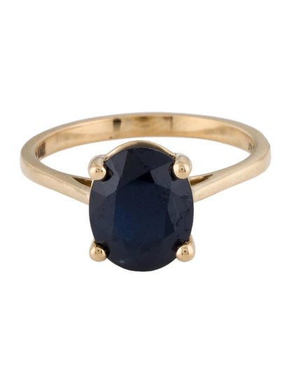 14K 2.99ct Sapphire Cocktail Ring