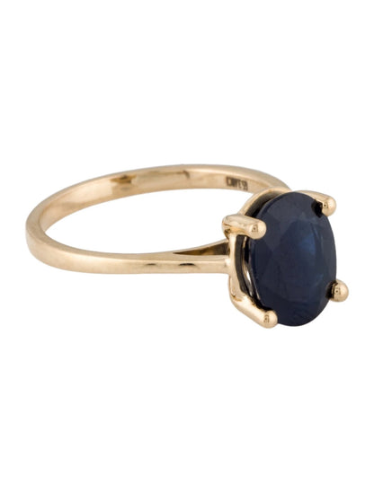 14K 2.99ct Sapphire Cocktail Ring