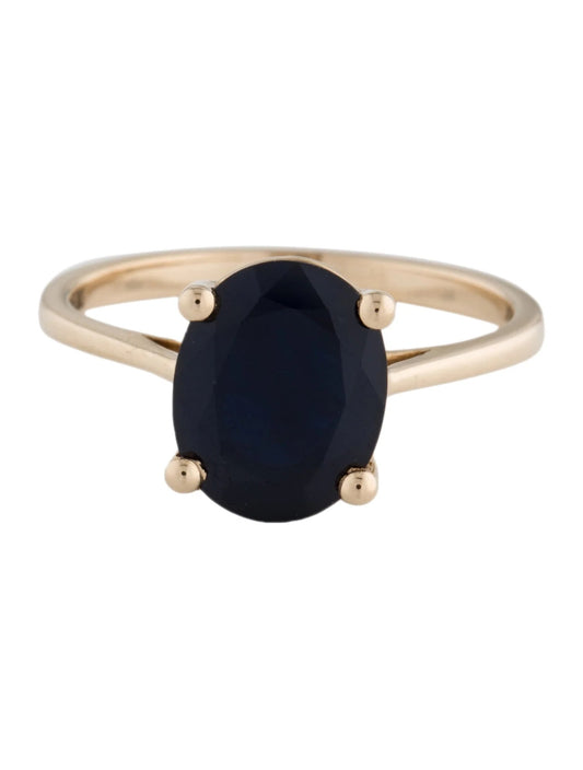 14K 2.99ct Sapphire Cocktail Ring