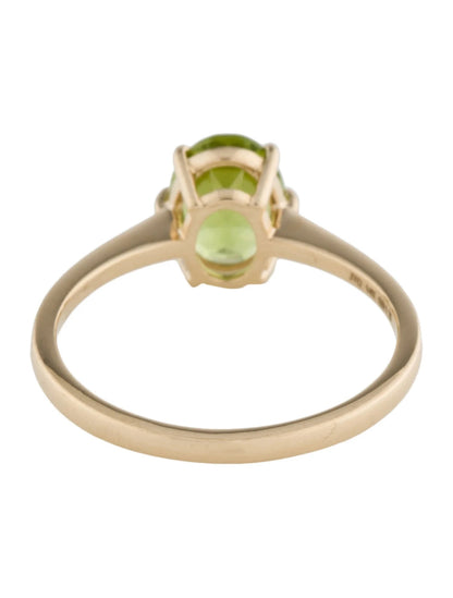 14K 1.36ct Peridot Cocktail Ring