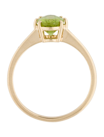 14K 1.36ct Peridot Cocktail Ring