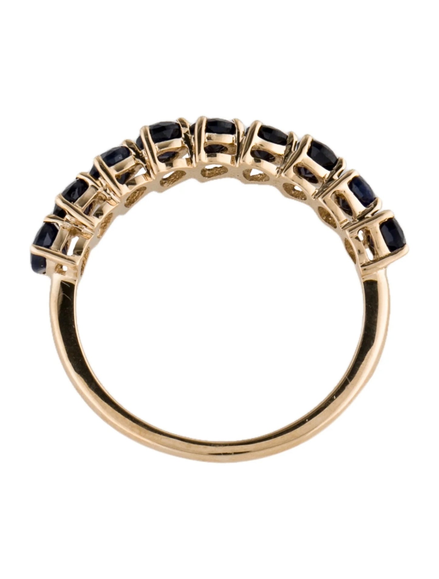 14K Sapphire Band