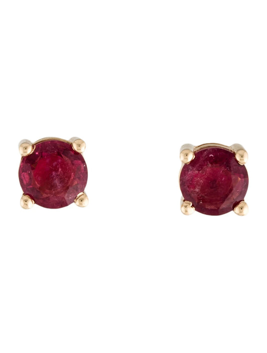 14K 2.12ctw Tourmaline Stud Earrings