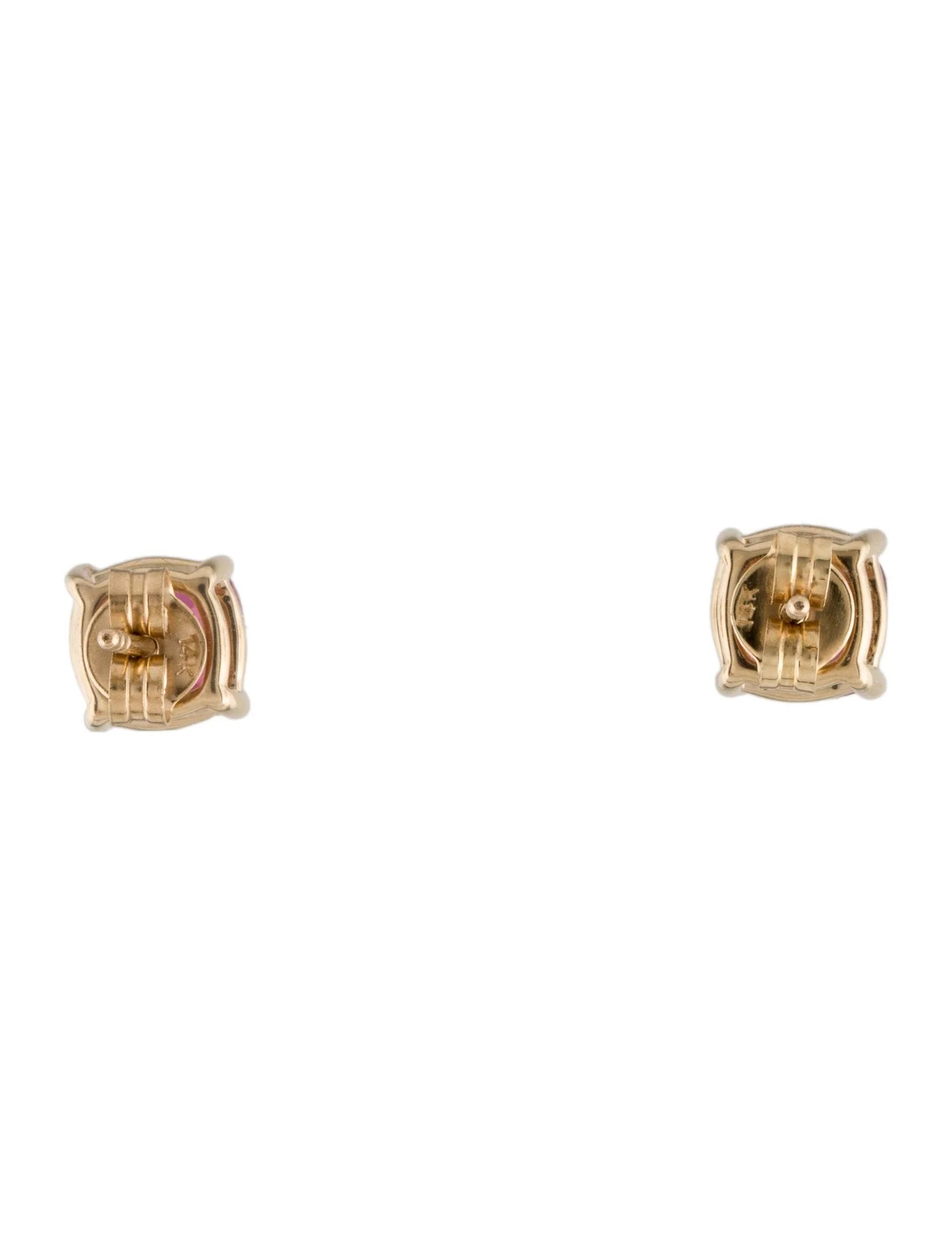 14K Tourmaline Stud Earrings