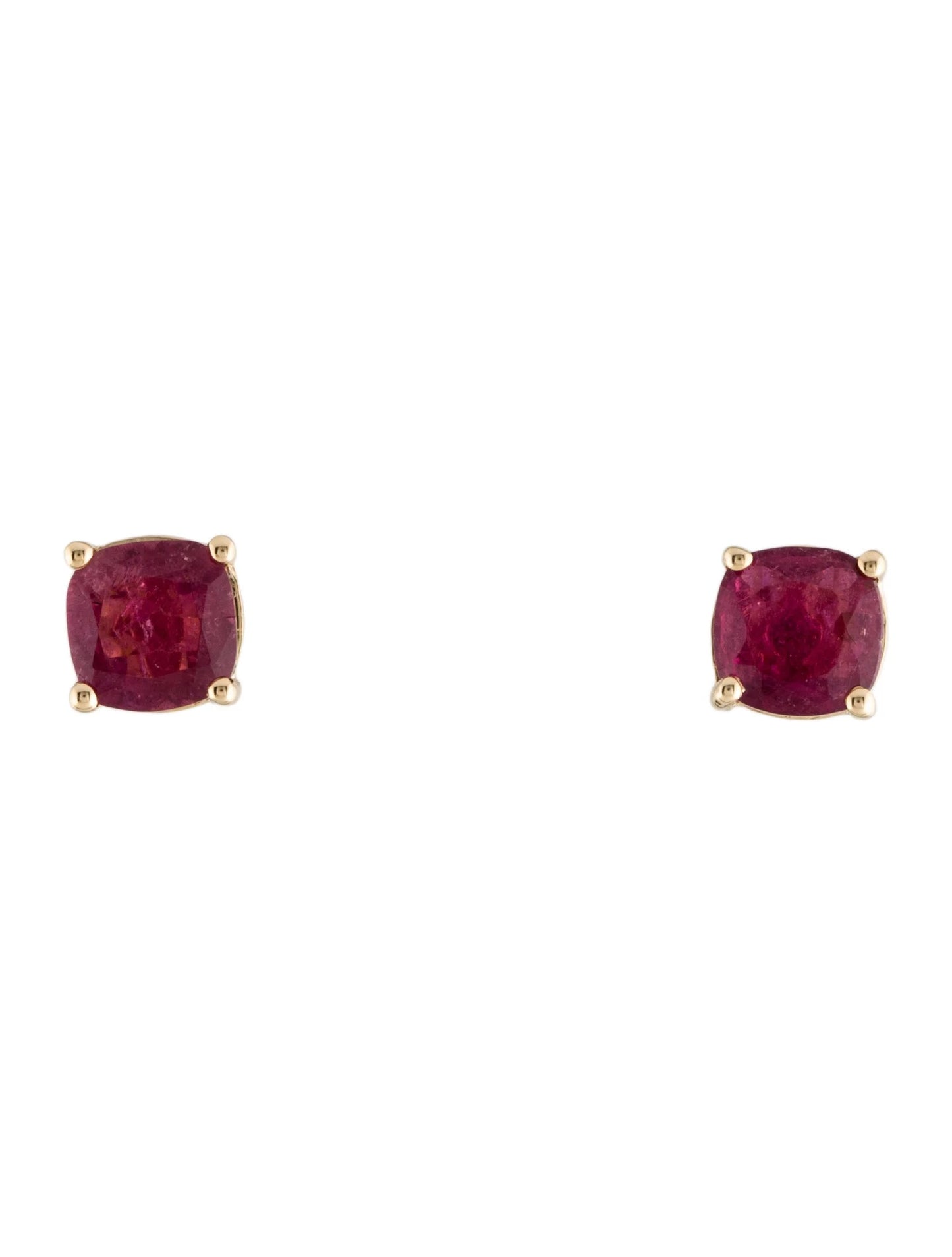 14K Tourmaline Stud Earrings