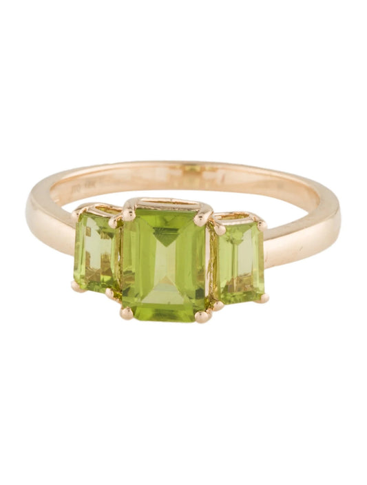 14K 1.76ctw Peridot Cocktail Ring