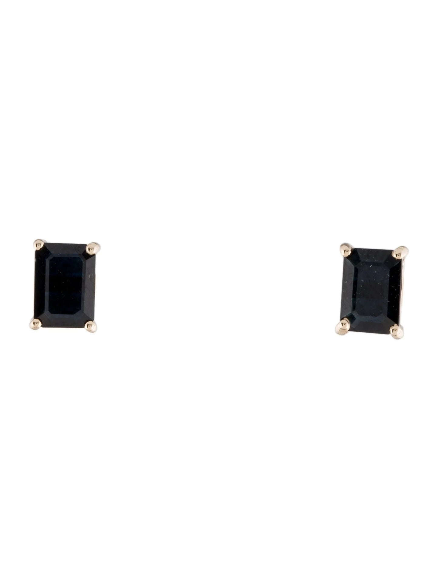 14K Sapphire Stud Earrings