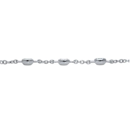 CZ by the Yard Station Bracelet in Sterling Silver