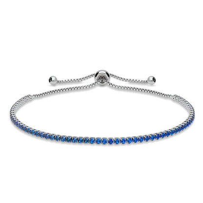 CZ Statement Tennis Bracelet in Silver-Tone