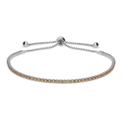 CZ Statement Tennis Bracelet in Silver-Tone