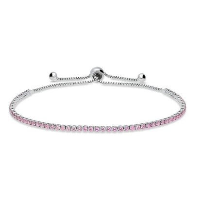 CZ Statement Tennis Bracelet in Silver-Tone