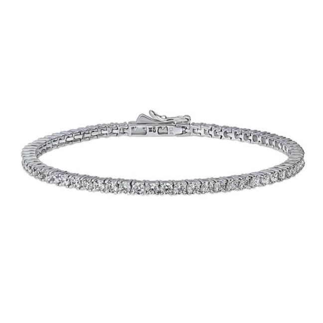 CZ Statement Tennis Bracelet in Sterling Silver